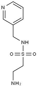 2-amino-N-(pyridin-3-ylmethyl)ethane-1-sulfonamide Structure