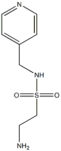 2-amino-N-(pyridin-4-ylmethyl)ethane-1-sulfonamide Structure