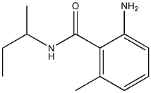 2-amino-N-(sec-butyl)-6-methylbenzamide 구조식 이미지