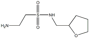 2-amino-N-(tetrahydrofuran-2-ylmethyl)ethanesulfonamide Structure