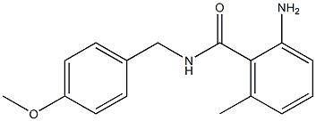 2-amino-N-[(4-methoxyphenyl)methyl]-6-methylbenzamide 구조식 이미지