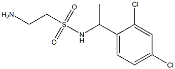 2-amino-N-[1-(2,4-dichlorophenyl)ethyl]ethane-1-sulfonamide Structure