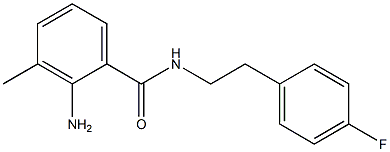 2-amino-N-[2-(4-fluorophenyl)ethyl]-3-methylbenzamide Structure
