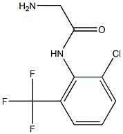 2-amino-N-[2-chloro-6-(trifluoromethyl)phenyl]acetamide 구조식 이미지