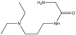 2-amino-N-[3-(diethylamino)propyl]acetamide 구조식 이미지