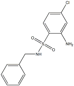 2-amino-N-benzyl-4-chlorobenzene-1-sulfonamide Structure