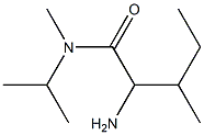 2-amino-N-isopropyl-N,3-dimethylpentanamide 구조식 이미지