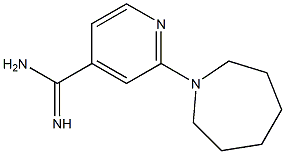 2-azepan-1-ylpyridine-4-carboximidamide Structure