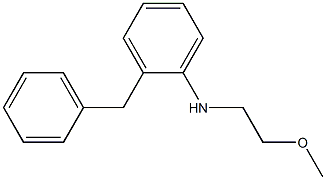 2-benzyl-N-(2-methoxyethyl)aniline Structure