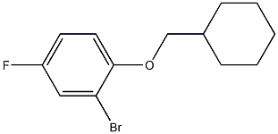 2-bromo-1-(cyclohexylmethoxy)-4-fluorobenzene Structure