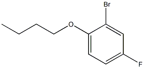 2-bromo-1-butoxy-4-fluorobenzene Structure