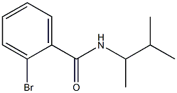 2-bromo-N-(3-methylbutan-2-yl)benzamide Structure