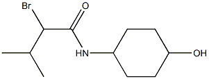 2-bromo-N-(4-hydroxycyclohexyl)-3-methylbutanamide Structure