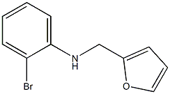 2-bromo-N-(furan-2-ylmethyl)aniline 구조식 이미지