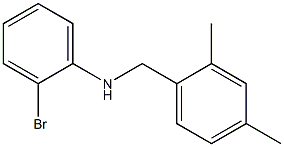 2-bromo-N-[(2,4-dimethylphenyl)methyl]aniline 구조식 이미지