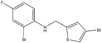 2-bromo-N-[(4-bromothiophen-2-yl)methyl]-4-fluoroaniline 구조식 이미지