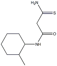 2-carbamothioyl-N-(2-methylcyclohexyl)acetamide 구조식 이미지