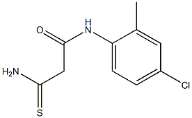 2-carbamothioyl-N-(4-chloro-2-methylphenyl)acetamide Structure