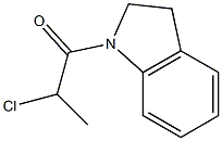 2-chloro-1-(2,3-dihydro-1H-indol-1-yl)propan-1-one Structure