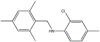 2-chloro-4-methyl-N-[(2,4,6-trimethylphenyl)methyl]aniline 구조식 이미지