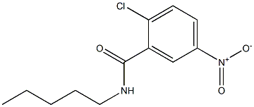 2-chloro-5-nitro-N-pentylbenzamide Structure