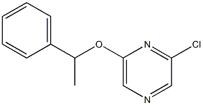 2-chloro-6-(1-phenylethoxy)pyrazine Structure