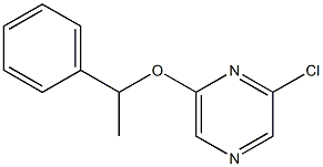 2-chloro-6-(1-phenylethoxy)pyrazine 구조식 이미지