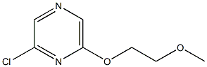 2-chloro-6-(2-methoxyethoxy)pyrazine Structure
