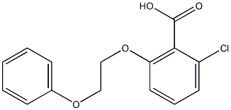 2-chloro-6-(2-phenoxyethoxy)benzoic acid Structure