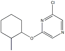 2-chloro-6-[(2-methylcyclohexyl)oxy]pyrazine Structure