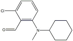 2-chloro-6-[cyclohexyl(methyl)amino]benzaldehyde Structure