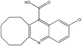 2-chloro-6H,7H,8H,9H,10H,11H-cycloocta[b]quinoline-12-carboxylic acid Structure