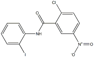 2-chloro-N-(2-iodophenyl)-5-nitrobenzamide Structure