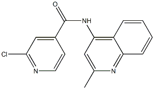 2-chloro-N-(2-methylquinolin-4-yl)pyridine-4-carboxamide Structure