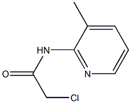 2-chloro-N-(3-methylpyridin-2-yl)acetamide Structure