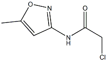 2-chloro-N-(5-methyl-1,2-oxazol-3-yl)acetamide 구조식 이미지