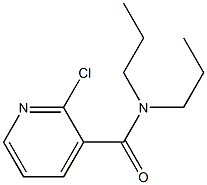 2-chloro-N,N-dipropylpyridine-3-carboxamide Structure