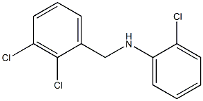 2-chloro-N-[(2,3-dichlorophenyl)methyl]aniline 구조식 이미지