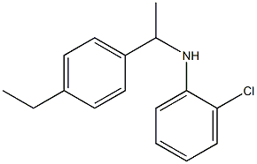 2-chloro-N-[1-(4-ethylphenyl)ethyl]aniline 구조식 이미지