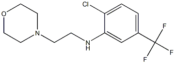 2-chloro-N-[2-(morpholin-4-yl)ethyl]-5-(trifluoromethyl)aniline Structure