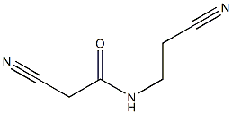 2-cyano-N-(2-cyanoethyl)acetamide 구조식 이미지