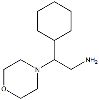 2-cyclohexyl-2-morpholin-4-ylethanamine Structure