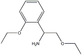 2-ethoxy-1-(2-ethoxyphenyl)ethanamine Structure