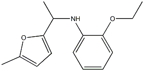 2-ethoxy-N-[1-(5-methylfuran-2-yl)ethyl]aniline 구조식 이미지