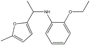 2-ethoxy-N-[1-(5-methylfuran-2-yl)ethyl]aniline Structure