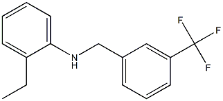 2-ethyl-N-{[3-(trifluoromethyl)phenyl]methyl}aniline 구조식 이미지