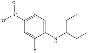 2-fluoro-4-nitro-N-(pentan-3-yl)aniline 구조식 이미지