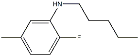 2-fluoro-5-methyl-N-pentylaniline 구조식 이미지