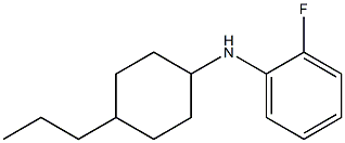 2-fluoro-N-(4-propylcyclohexyl)aniline Structure