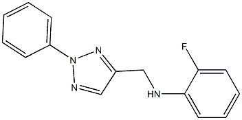 2-fluoro-N-[(2-phenyl-2H-1,2,3-triazol-4-yl)methyl]aniline Structure